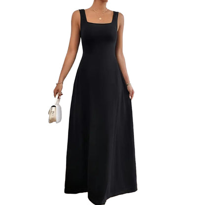 Monika długa sukienka bez rękawów