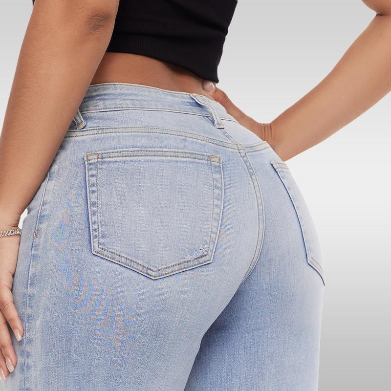 Kamila elastyczne jeansy wide leg