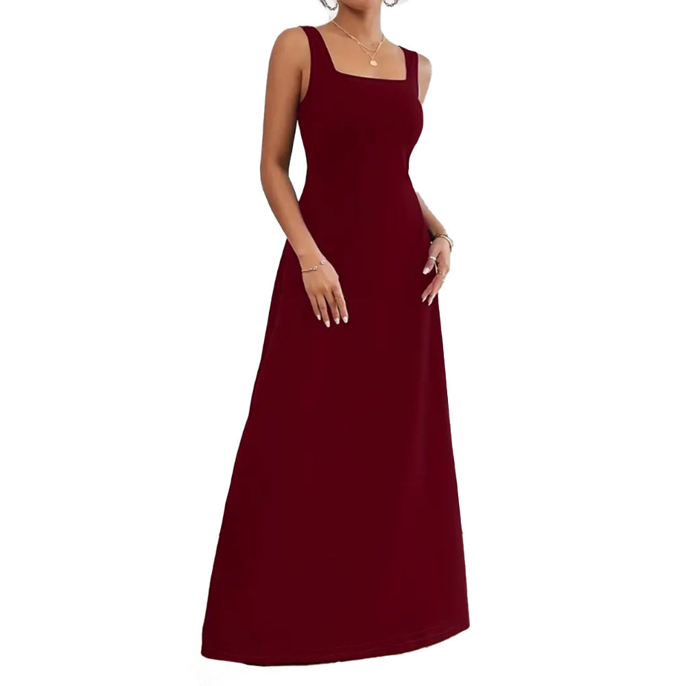 Monika długa sukienka bez rękawów