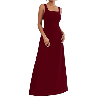 Monika długa sukienka bez rękawów