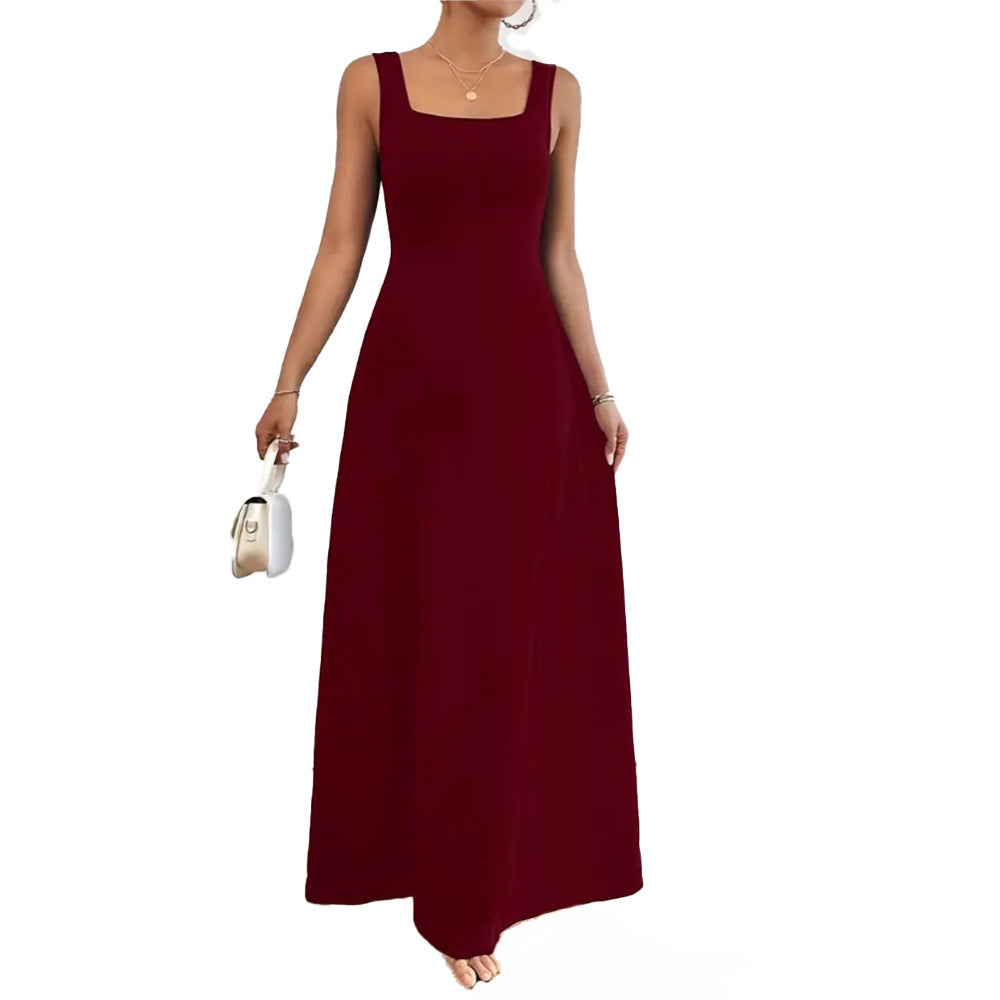 Monika długa sukienka bez rękawów