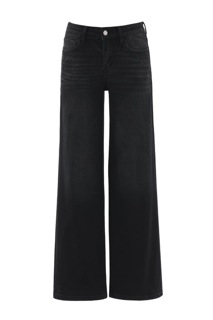 Kamila elastyczne jeansy wide leg