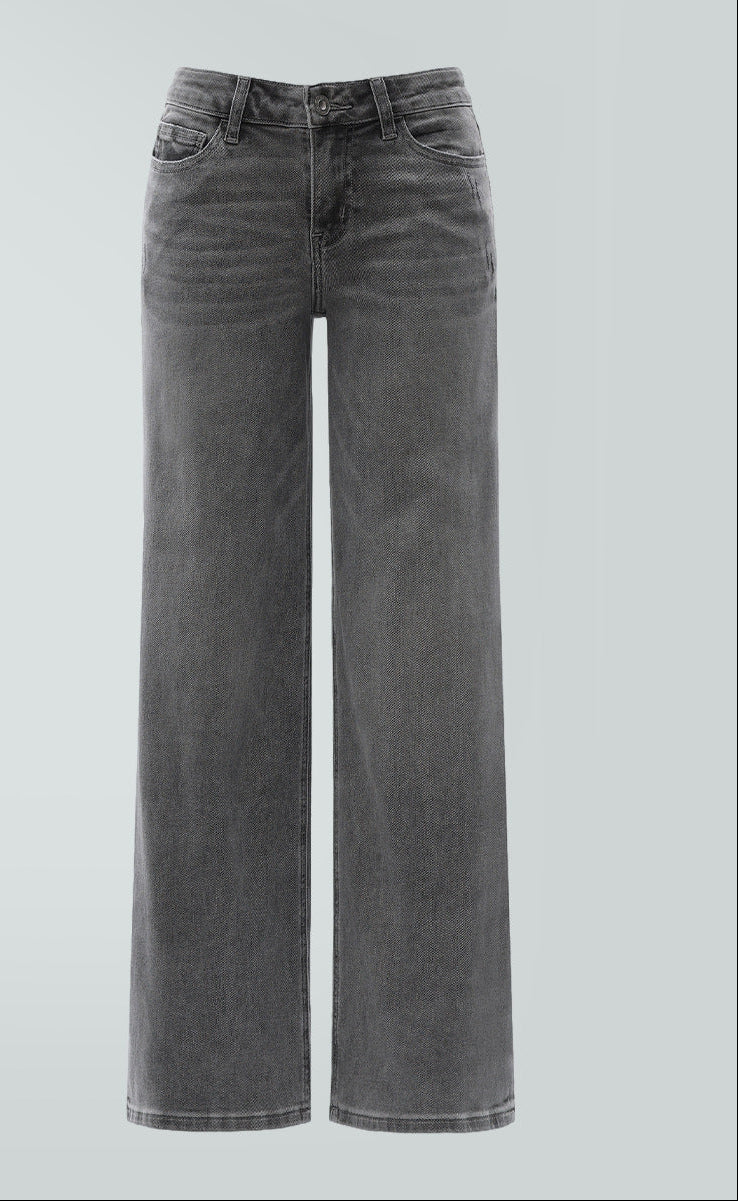 Kamila elastyczne jeansy wide leg
