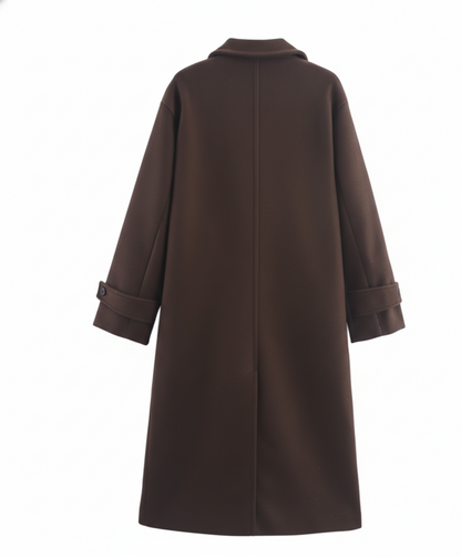 Elwira długi płaszcz na chłodne dni