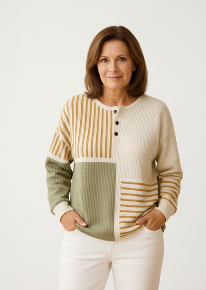 Helena bawełniana bluzka z długim rękawem